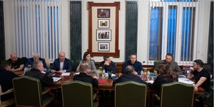 Володимир Зеленський зустрівся з представниками Ради з питань підтримки підприємництва в умовах воєнного стану (Фото:Інтернет-представництво президента України)