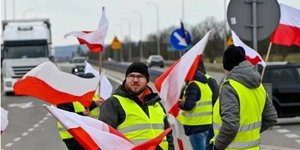 Польські фермери блокують кордон із Німеччиною (Фото:Укрінформ)