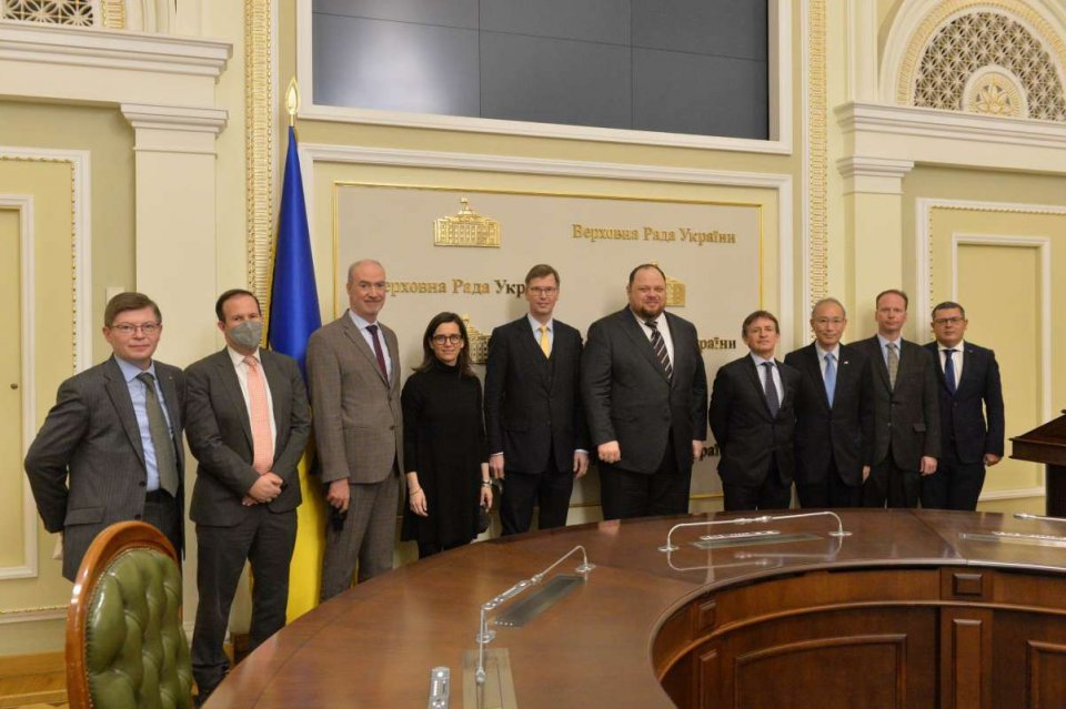 Зустріч Голови Верховної Ради України з послами держав «Групи Семи»