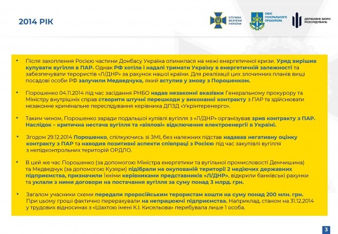 Порошенка підписали підозру в держзраді та сприянні тероризму