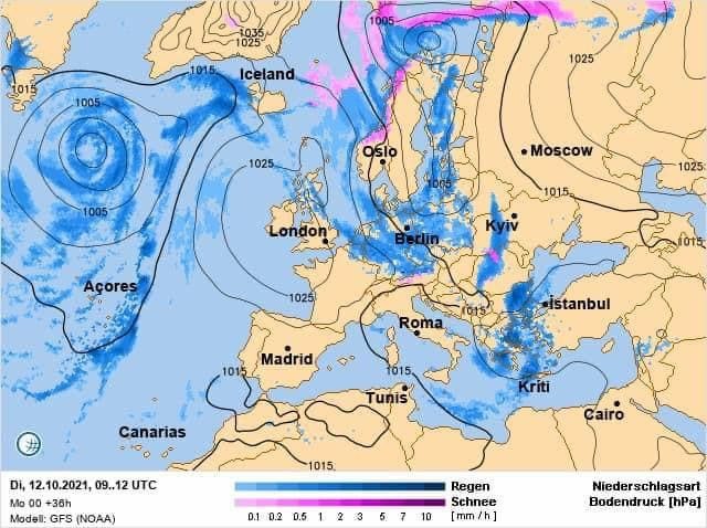 До українців йдуть дощі та морози
