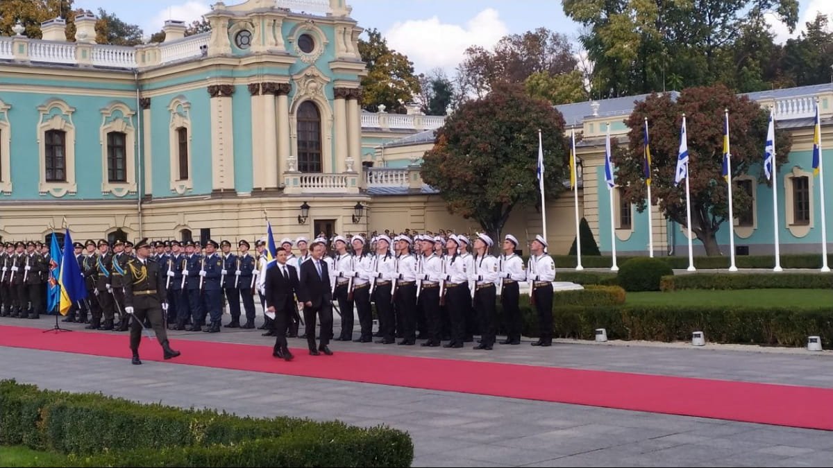 Зеленський та Іцхак Герцог проводять зустріч у Маріїнському палаці