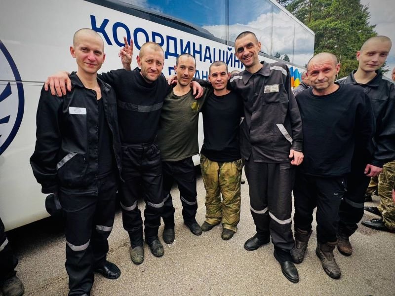 Новий обмін: Чотири громадяни Черказі були звільнені з полону