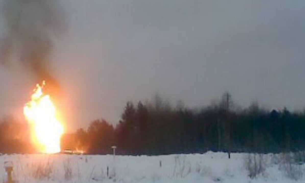 Очевидець вибуху газопроводу в “ЛНР”, яким РФ качає газ до Європи