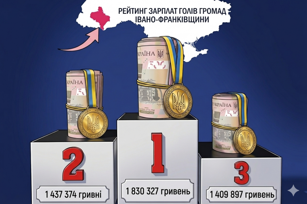 Мільйонери та аутсайдери: скільки за рік заробили голови прикарпатських громад.