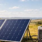 Заряджання станції від сонячних панелей